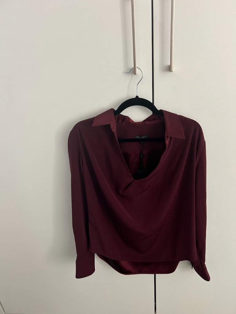 Rag  Bone Maroon Blouse Brand New